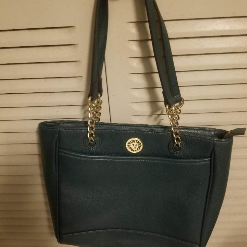 Ann Klein Pocket Tote Bag